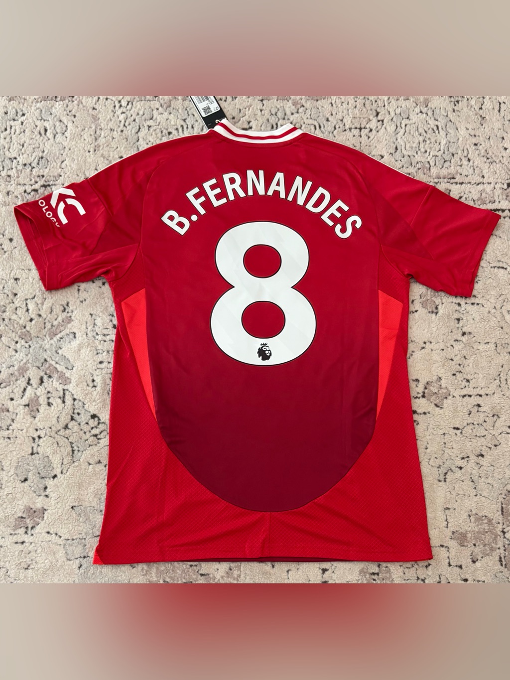 Adidas Authentic 2024/2025 Manchester United Bruno Fernandes #8 Jersey Men’s M